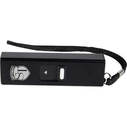 Slider stun gun flashlight - Black