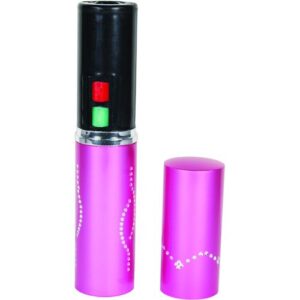Stun Master 25,000,000 Volt Rechargeable Lipstick Stun Gun with Flashlight, Pink