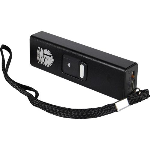 Slider stun gun flashlight - Black - Image 2