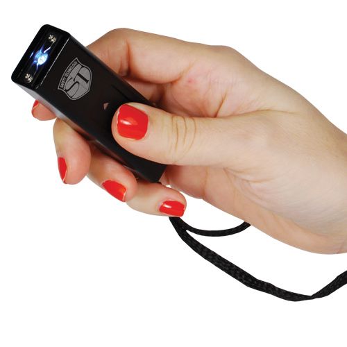 Slider stun gun flashlight - Black - Image 5