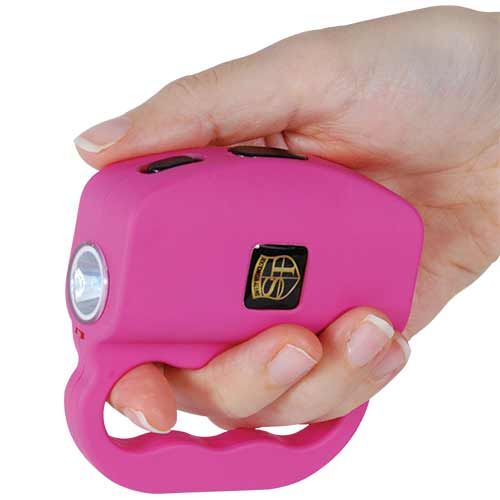 75-million-volt Talon Stun Gun and Flashlight Pink - Image 2