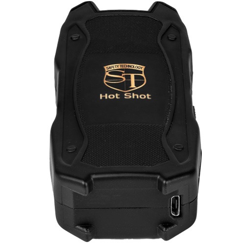 Hot Shot stun gun with flashlight and Battery Meter - Black - Image 8