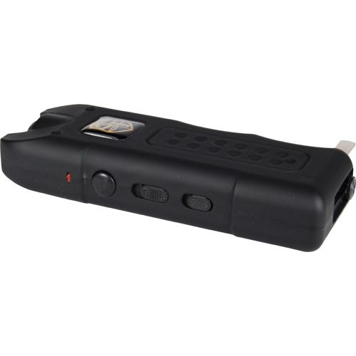 MultiGuard Stun Gun, Alarm, and Flashlight with Built in Charger Black - Image 3