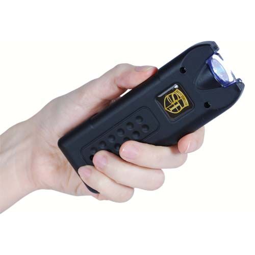 MultiGuard Stun Gun, Alarm, and Flashlight with Built in Charger Black - Image 4