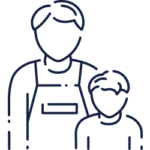 1child abuse and custody icon