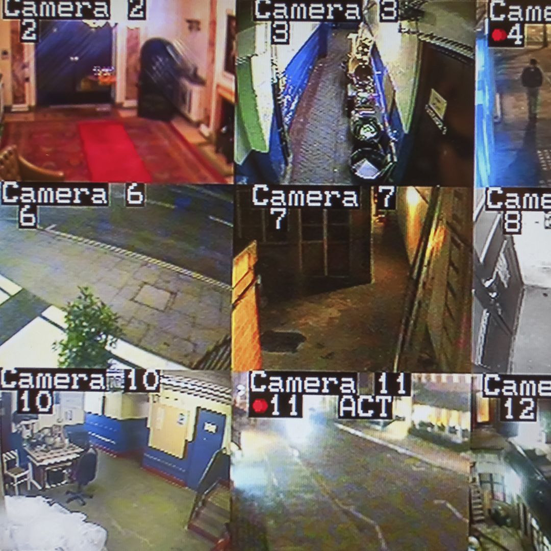 multiple cameras on screen