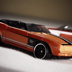 orange diecast car