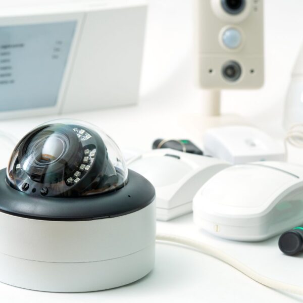 security camera and supplies