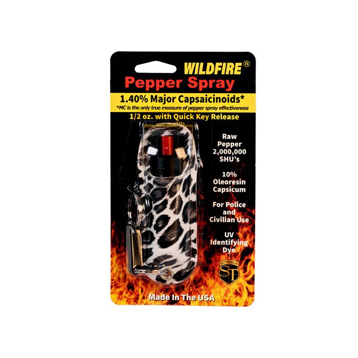 WildFire 1.4% MC 1/2 oz Halo Holster Leopard Black/White