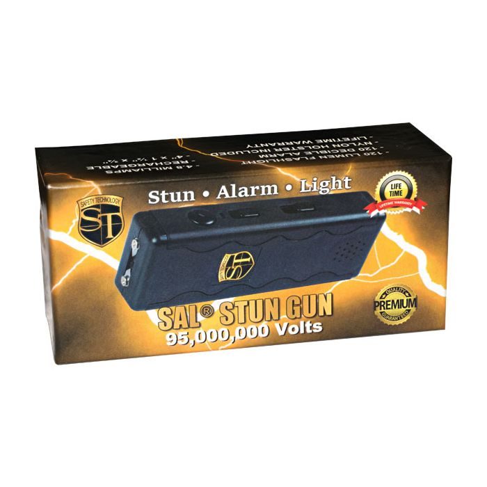 SAL Stun Gun with Alarm and flashlight Black - Image 4