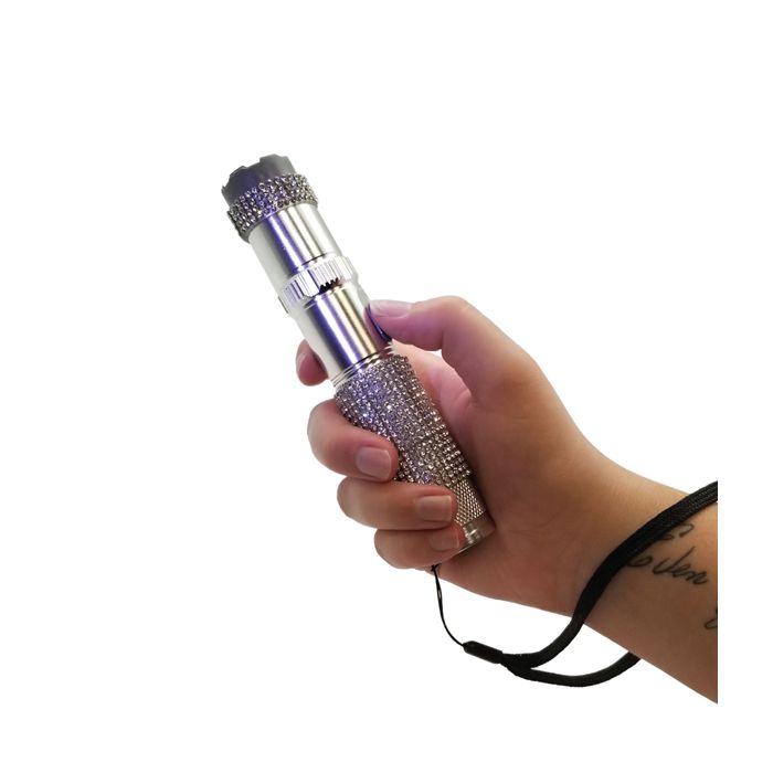 RhineStun 75,000,000* Stun Flashlight Silver - Image 5