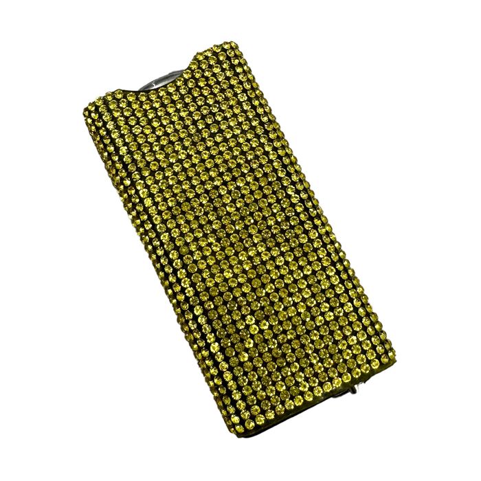 Rhinestun Keychain Stun Gun Gold - Image 2