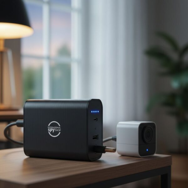 A long-life battery pack for extended, wire-free surveillance power.