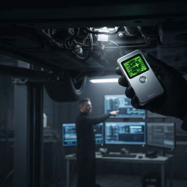 bug device scanning car